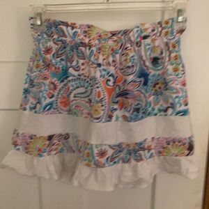 Venus Floral Paisley Print swim Skirt